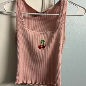 Pink Cherry Tank Top